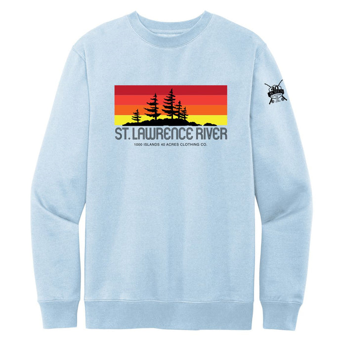 St. Lawrence Sunset Crew Neck Sweatshirt