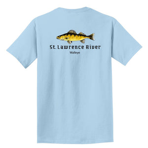 Walleye T-Shirt – 1000 Islands 40 Acres Clothing Co.